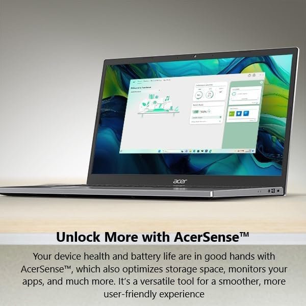 Acer Aspire 3 A315-24P-R7VH Slim Laptop | 15.6" Full HD IPS Display | AMD Ryzen 3 7320U Quad-Core Processor | AMD Radeon Graphics | 8GB LPDDR5 | 128GB NVMe SSD | Wi-Fi 6 | Windows 11 Home in S Mode