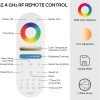 LM091+WB5 WiFi Remote Controller Kit for RGB CCT RGBW Dimming LED Strip Lights, 4-Zone RF Wireless Control + DC12-24V 5-in-1 LED Controller Compatible with Alexa Google Home Smart Life Tuya APP