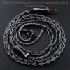 FAAEAL Unbounded HiFi Earphone,10mm Double Magnetic Dynamic Driver+DLC Diaphragm Music IEM Headphone with 3.5mm Jack,Audiophile Professional Tuning 2PIN Detachable in-Ear Monitor (Gray No Mic)