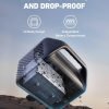 Anker 521 Portable Power Station Upgraded with LiFePO4 Battery, 256Wh 6-Port PowerHouse, 300W (Peak 600W) Solar Generator (Solar Panel Optional), 2 AC Outlets, 60W USB-C PD Output, Outdoor Generator