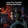 A36 Gaming Headset with Microphone for Pc, Xbox One Series X/s, Ps4, Ps5, Switch, Stereo Wired Noise Cancelling Over-Ear Headphones with Mic for Computer, Laptop, Mac, Nintendo, Gamer (Blue)