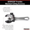 RIDGID 32573 Model 118 2-in-1 Close Quarters AUTOFEED 1/4" to 1-1/8" Metal Tubing Compact Cutter, Silver/Black
