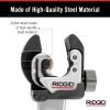 RIDGID 32573 Model 118 2-in-1 Close Quarters AUTOFEED 1/4" to 1-1/8" Metal Tubing Compact Cutter, Silver/Black