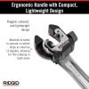 RIDGID 32573 Model 118 2-in-1 Close Quarters AUTOFEED 1/4" to 1-1/8" Metal Tubing Compact Cutter, Silver/Black